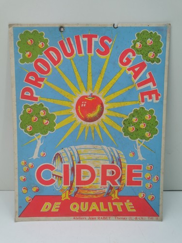 Rare affiche carton ancienne - affiche,, carton,