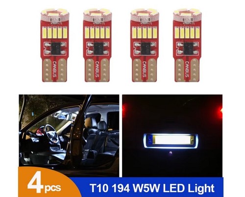 Ampoules t10 led - 4x,