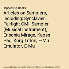 Articles on Samplers
