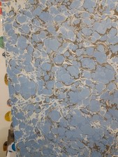 Papier marbré à la cuve de