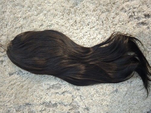 100 human hair wig - human, straight