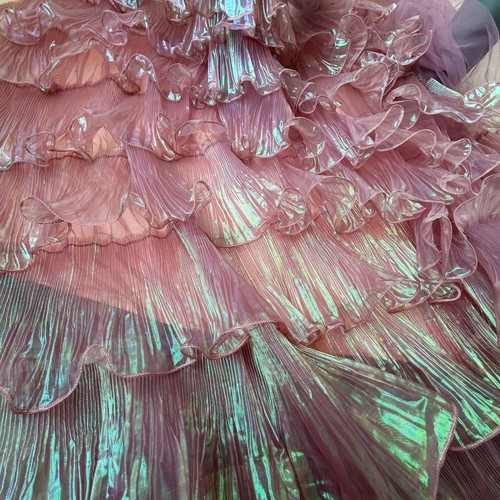 Jupe tutu froisse dentelle - jupe,
