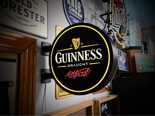 Guinness sided wall mount - guinness, 2-sided