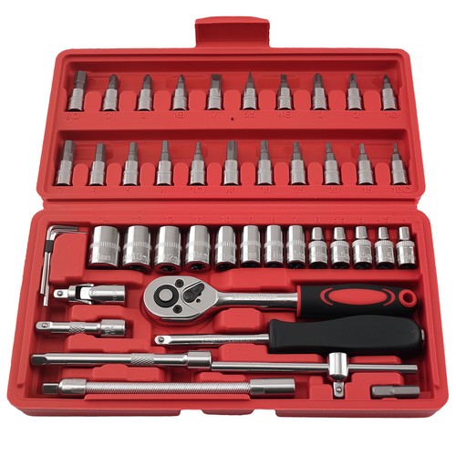 Coffret clé cliquet - cliquet, 46