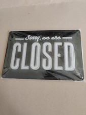 Plaque en tole neuve encore