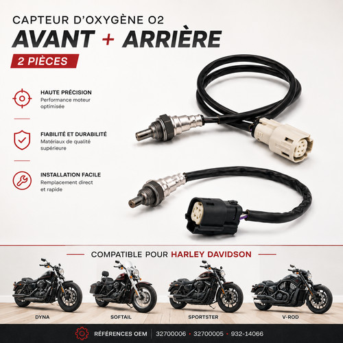 Sonde capteurs oxygène avant - oxygène,