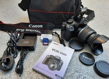 Canon EOS 550D 18.0MP Digital Camera with Canon EF-S 18-55mm IS Lens & Bag