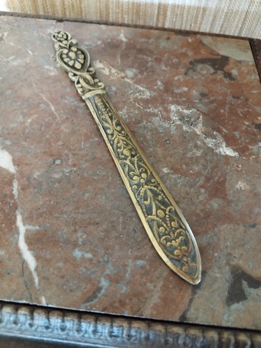 Coupe papier bronze - coupe,