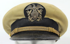 US NAVY - US ARMY WW2 Officer Cap (Original Material)