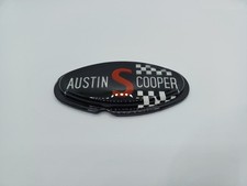 Austin Mini Cooper S Bonnet Badge Black Mk2 Gt 1275 998 850 
