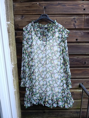 Robe courte imprimé floral - , et