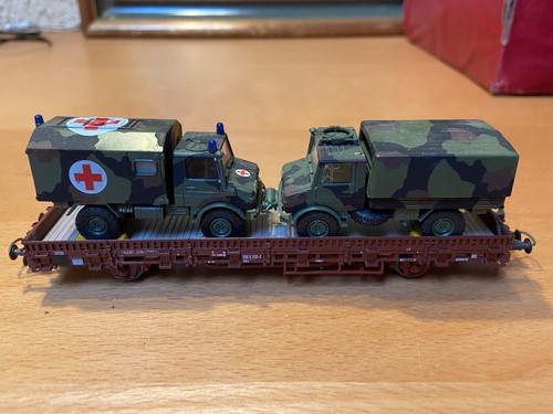 Roco minitanks wagon plat avec - roco,