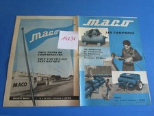 N°14636 / MACO catalog compressed air industry, building, public works