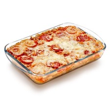 Glass oven dish 18L rectangular oven dish with handles 31x20x51cm dish...