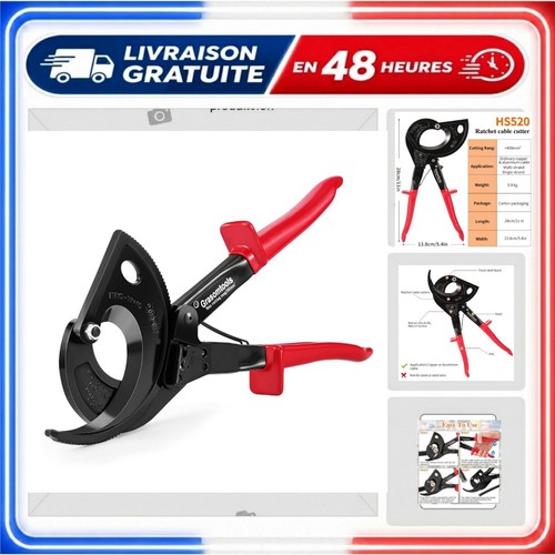 Coupe câble cliquet 400 - cliquet,