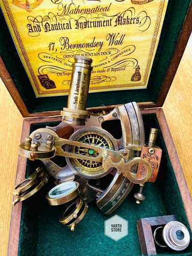 Ancien sextant laiton - sextant,