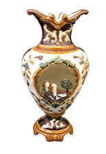 Vase ancien en faïence de