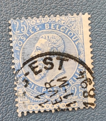 Timbre belgique belgie 1884 - timbre,