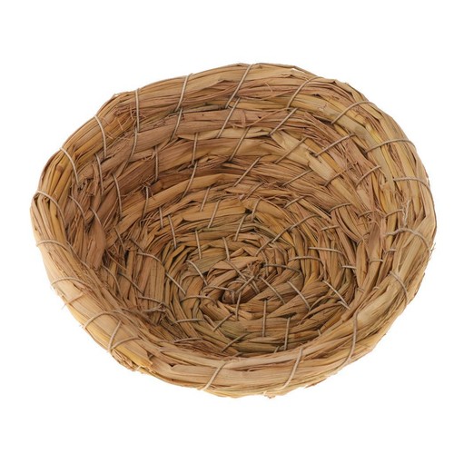 Cage nid oiseau en paille - nid,