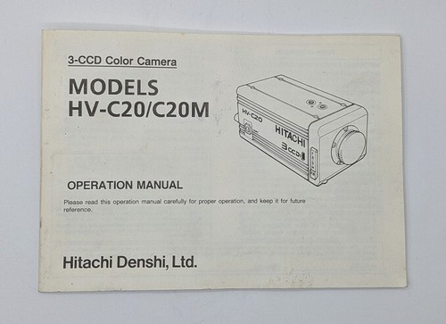 Hitachi ccd couleur camera - 3-ccd,