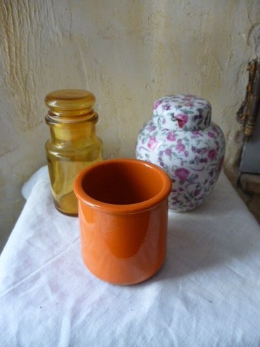 Pot céramique décors