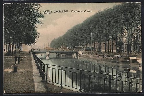 Cpa charleroi pont - cpa,