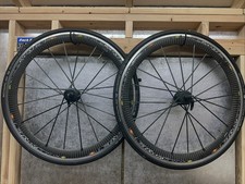 MAVIC Cosmic Carbone SLR Wheelset clincher rim brake 9mm QR Shimano HG 130/100