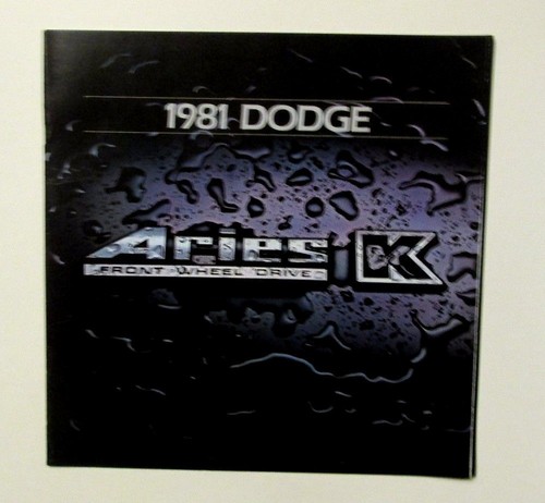 Original 1981 dodge aries - dodge, k