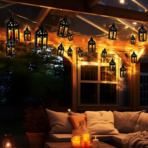 Lampe solaire guirlande - solaire,