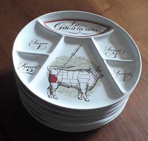 Assiettes fondue - 6,