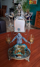 Très élégant et rare baguier fin XIXè, Napoléon III avec bougeoirs