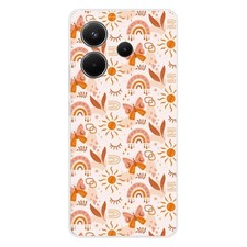 Coque en silicone - Compatible Xiaomi Redmi Note 14 4G - design jardin lumineux