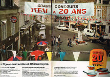 ADVERTISING ADVERTISING 114 1976 TEFAL pans pots 20 year contest (2p)