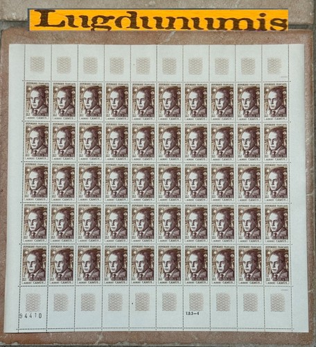 Planche timbre 1514 50 - planche,