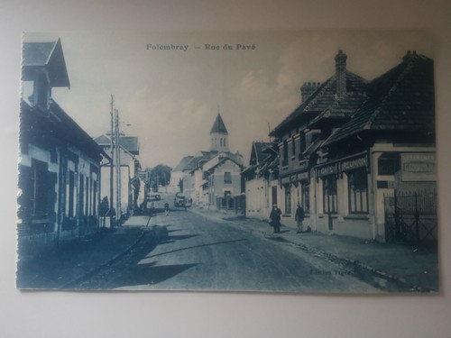 Cpa folembray rue du - folembray,