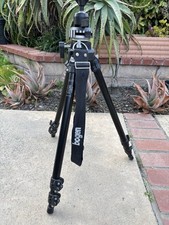 Manfrotto 3401B Made In Italy. 59.5” With The 3 Legs Extended