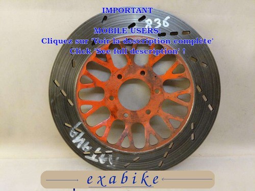 Disque frein avant gauche - de,