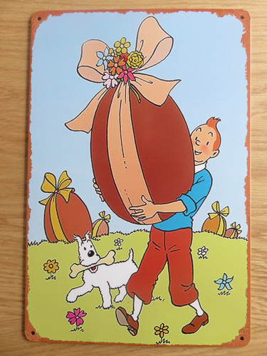 Tintin oeuf paques - tintin-,