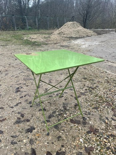 Table jardin pliable fer - en,