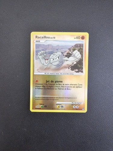 Carte pokémon racaillou - pokémon,
