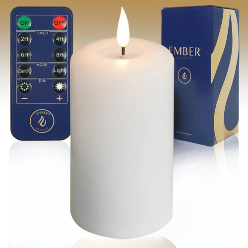 Ember bougie led sans - led,