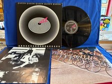 QUEEN JAZZ POSTER / INSERT. ORIGINAL HOLLAND LP NEAR MINT