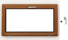 Chassis Abattant En Bois H45 X L120 Cotes Tableau + Poignee (ref 010220f9) Gd Me