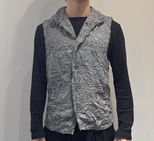 Gilet design ridé lavé issey - ridé,