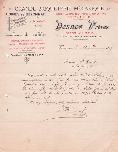 Ecommoy briquetier desnos - 72,