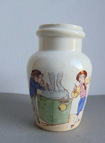 Pot moutarde faience - pot,