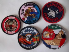 lot 5 écussons sapeurs