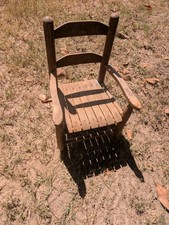 Wood Child's Rocking Chair.  Child Size.  Perfect for the children.
