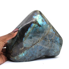 ▶️ Grande pierre de Labradorite 3300gr 190mm Madagascar [vidéo]