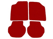 Basic Tapis de sol pour Ford Fiesta MK3 1989-1995 Rouge ensemble